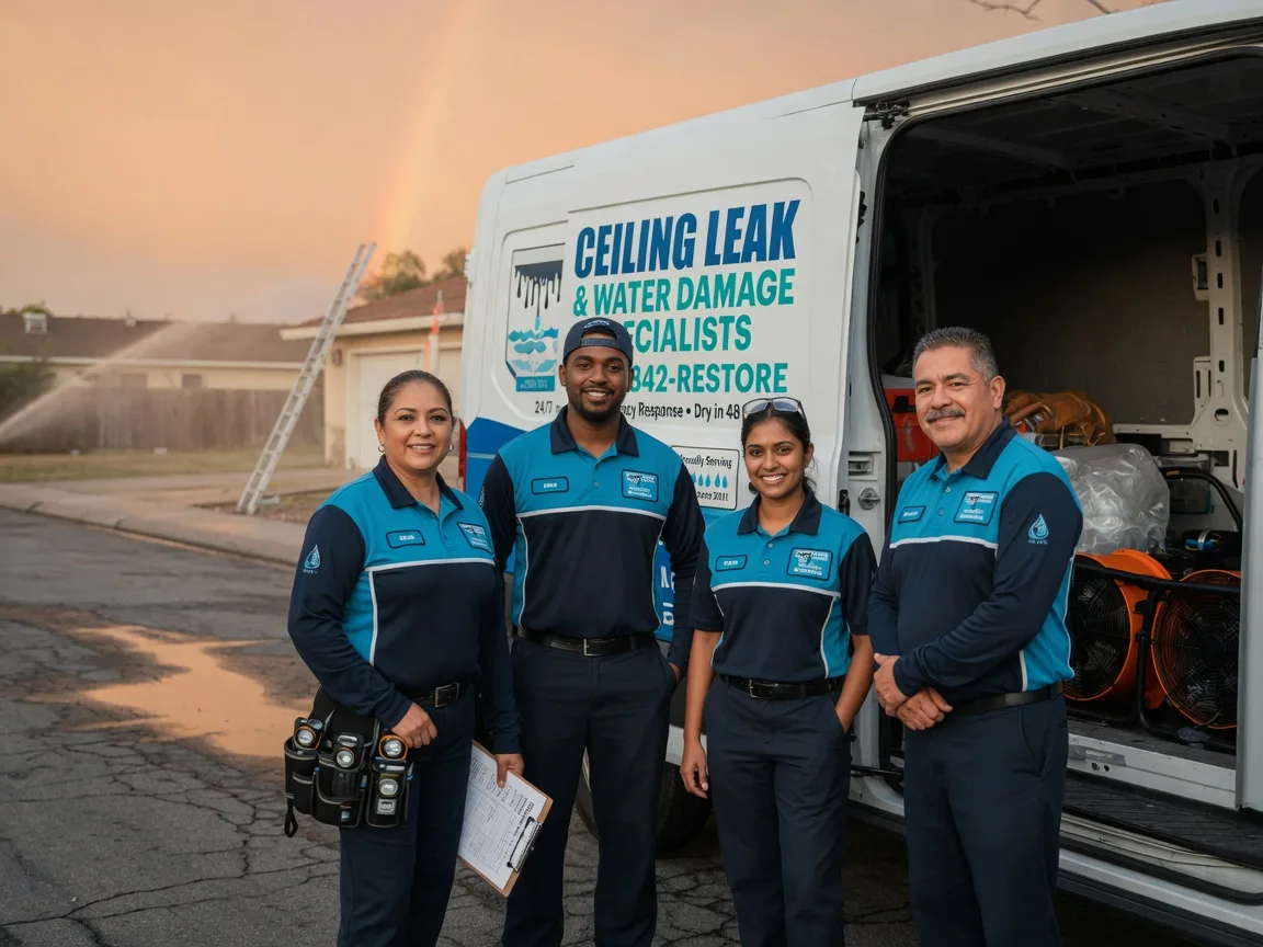 Ceiling Leak Cleanup company in Tarzan, TX
